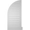 Ekena Millwork Quarter Round Top Right Surface Mount PVC Gable Vent w/ 2"W x 2"P Brickmould Sill Frame, 18"W x 38"H GVPQR18X3803SF - alternate 5